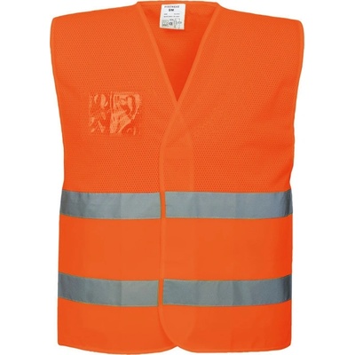 PortWest Vesta HiVis síťovaná C494 reflexní oranžová