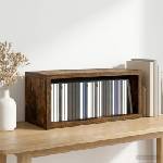 vidaXL Рафтове за CDs Опушен дъб 40 x 17 x 17 см Инженерна дървесина (8012718)