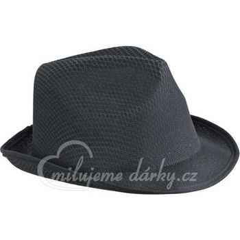 černý textilní unisex klobouk