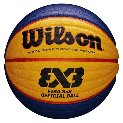 Wilson Официална топка за мач 3x3, за употреба на открито/в зала, размер 6 - WILSON FIBA 3X3 GAME BALL