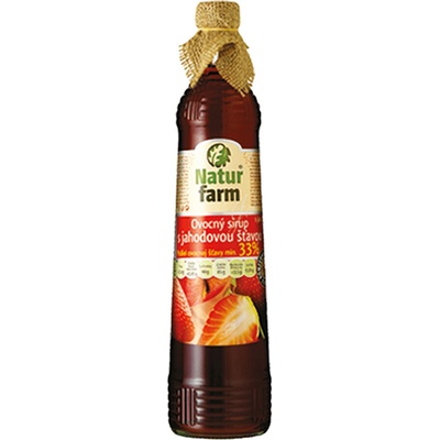 Natur farm sirup jahoda 0,7 l