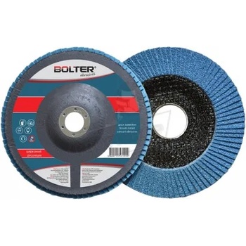 Image 1 of BOLTER Диск ламелен циркониев за цветни и на черни метали 125x22 Абразив ZA40 Bolter XG53159 (XG53159)