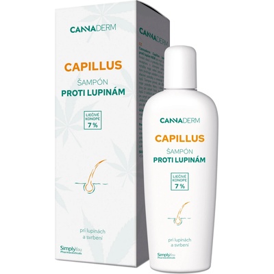 Cannaderm Cappillus šampón proti lupinám New 150 ml