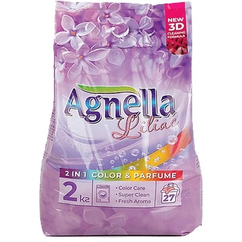 Agnella прах за пране с аромат на Люляк, 2кг, 27 пранета