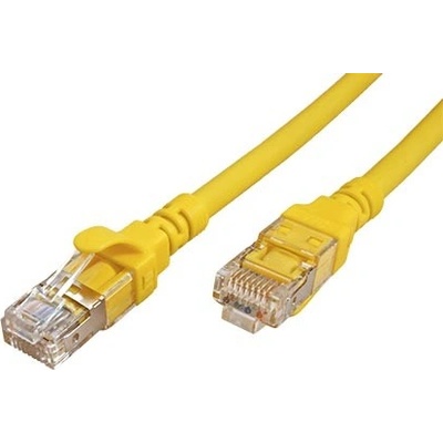 Roline 21.15.1931 S/FTP patch kat. 6a, Component Level, LSOH, 1m, žlutý