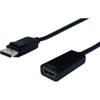 Roline Преходник Roline S3204-10, DisplayPort(м) v1.2 към HDMI(ж), черен (S3204-10)