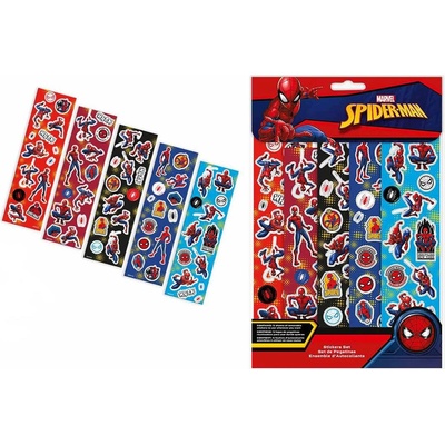 EUROSWAN Samolepky Spiderman sada 5 archů