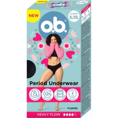 o.b. Classic menštruačné nohavičky na silnú menštruáciu 1 ks