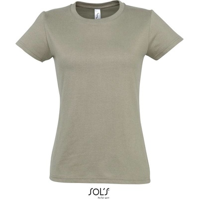 SOL'S Imperial Women Dámske tričko zelená khaki