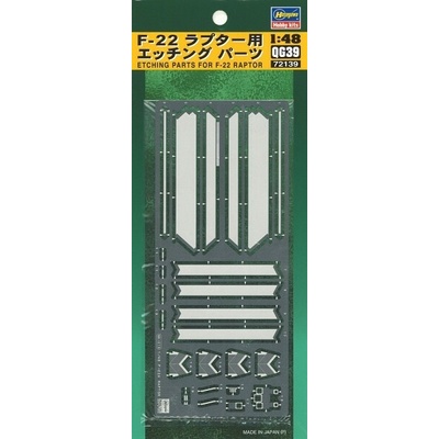 Hasegawa 1:48 QG39 F-22 Raptor PE Parts 1/48