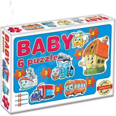 Dohány 635 baby Baby zvieratká a dopravné prostriedky 18 dielov