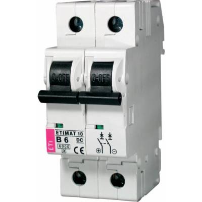 ETI 2P B 6A 6kA DC 002128712
