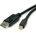 Roline Кабел Roline 11.04. 5815, DisplayPort(м) към Mini DisplayPort(м), 2m, черен (11.04.5815)