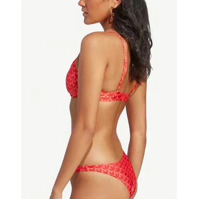 Adidas Originals Monogram Swim Top Red