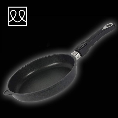 AMT 24 см. тиган индукционен с мобилна дръжка AMT Gastroguss (AMTI524Z20B)