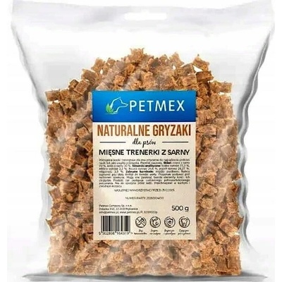 PETMEX Roe deer meat treats pamlsek pro psa 500 g