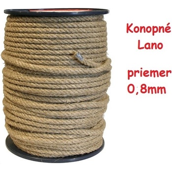 Konopné Lano Lanex 0,8 mm, J/PP