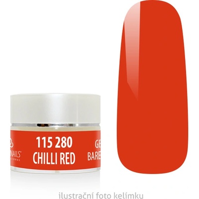 Expa nails expanails uv led gel barevný chilli red 5 g