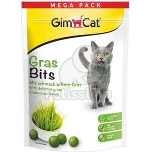 Gimborn GimCat Gras Bits лакомство таблетки - изсушена трева 425 г