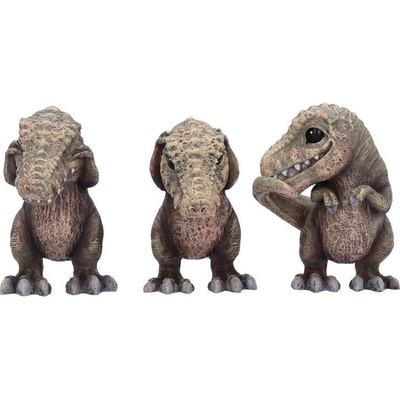 Nemesis Now Комплект статуетки Nemesis Now Adult: Humor - Three Wise T-Rex (B6973A25)