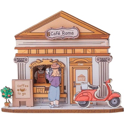 Cartartem Магнитен 3D пъзел Cartartem - Кафене (CS001)