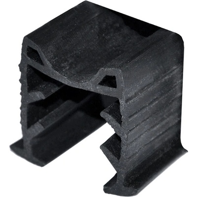 Gumové těsnění pro madlo 24 x 24 mm, sklo 16- 17,5 mm