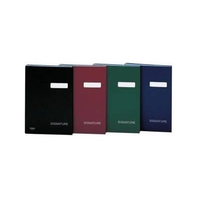 SIGNATURE FOLDER DONAU, CARTON/PP, A4, 450GSM, 20-COMPARTMENT, NAVY BLUE 8690001-18