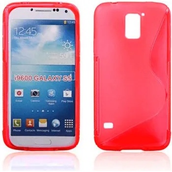 Image 1 of Samsung Силиконов калъф за Samsung Galaxy S5 G900 червен