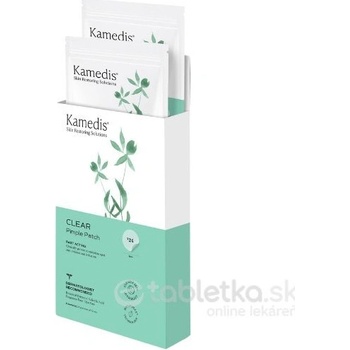 Kamedis CLEAR Pimple Patch náplasť na vyrážky, piremer 12 mm 24 ks