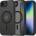 Tech-Protect Кейс с MagSafe и защита на камерата за iPhone SE 4 от Tech-Protect MagCam - Matte Black (5906302360390)