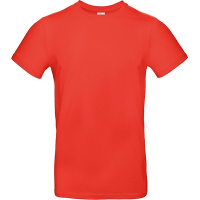 B&C Collection B&c e190 / Мъжка тениска от плътен памук - оранжев цвят s (01003t23601)