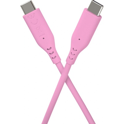 PremiumCord ku31sa15p s konektory USB-C 60W 480Mbps 1,5m růžový