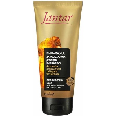 Farmona Natural Cosmetics Laboratory Jantar Крио маска с кехлибар за увредена коса, 200 ml