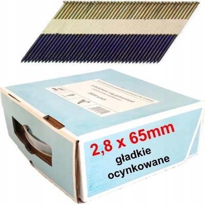 Klince SPINMAR hladké pozinkované 2,8x65 mm 2000 ks