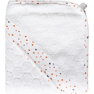 Bébé-Jou Бебешка хавлия Bebe-Jou - 75 x 85 cm, Hearts (3010061) - baby