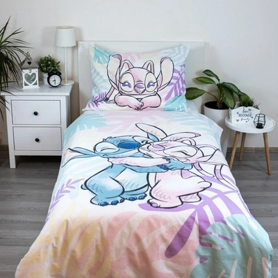 Jerry Fabrics bavlna obliečky Lilo and Stitch Leaves 140x200 50x70