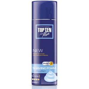 TOP TEN for Men Active Пяна за бръснене за мъже 250 мл (160101)