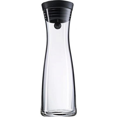 WMF Basic úzká černá skleněná karafa se zátkou 1000 ml