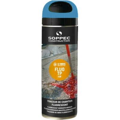 SOPPEC Fluo T.P. Značkovací sprej - fluorescenčný modrý 500ml, 500ml