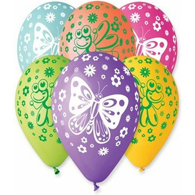 Smart Balloons Balónky s potiskem 5 ks Motýlci