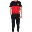 FC Manchester United pánské pyžamo krátký rukáv černo červené