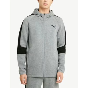 PUMA Evostripe Full Zip Hoodie Jr Gray/Black