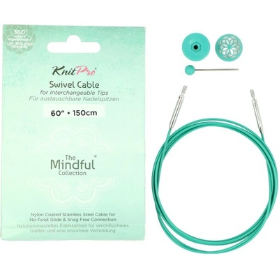 KnitPro Mindful otočné lanko 150cm