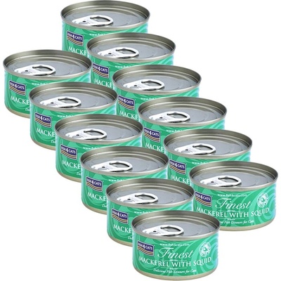 Fish4Dogs Fish4cats Най-добър Скумрия и Калмари 12 x 70 г