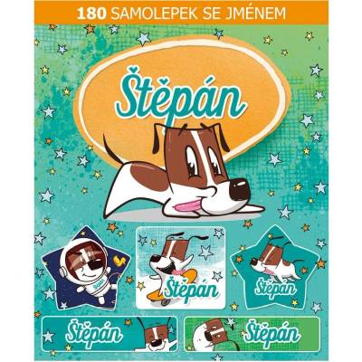 ARGUS Veselé nálepky samolepky se jménem Štěpán