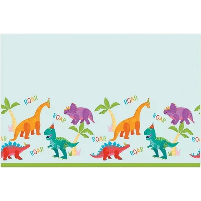 Procos Plastový ubrus Dino párty 120x180 cm