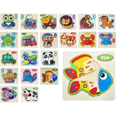 CreativeToys detské puzzle rôzne druhy