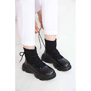 Moda Trend Дамски спортни боти - Черни #312257 (312257_Черно)