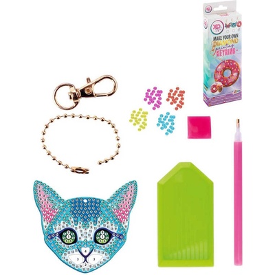 GRAFIX Diamantové malování Výroba klíčenky set 3 druhy – Sleviste.cz