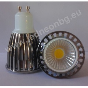  СВЕТОДИОДЕН СПОТ 7w cob gu 10 (0878 ww)